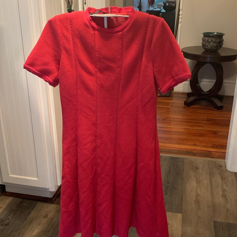 Carlisle collection poppy textured dress. Worn once. 350 retail